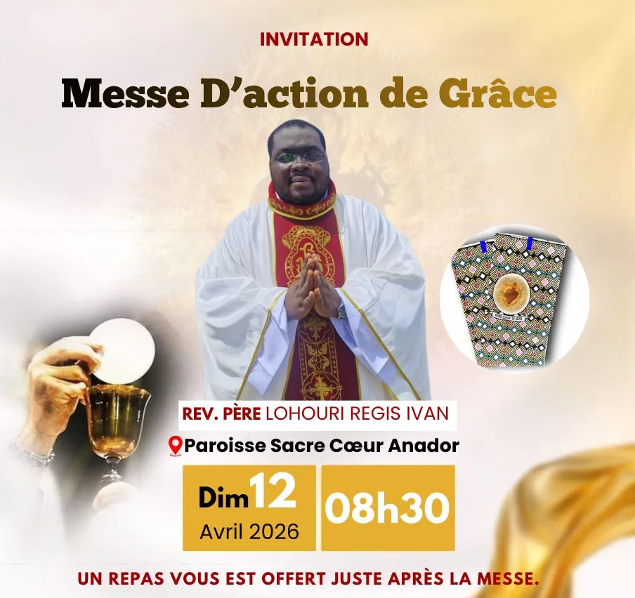 Messe d'action de grâce du Père LOHOURI